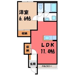 パルテールコートの物件間取画像